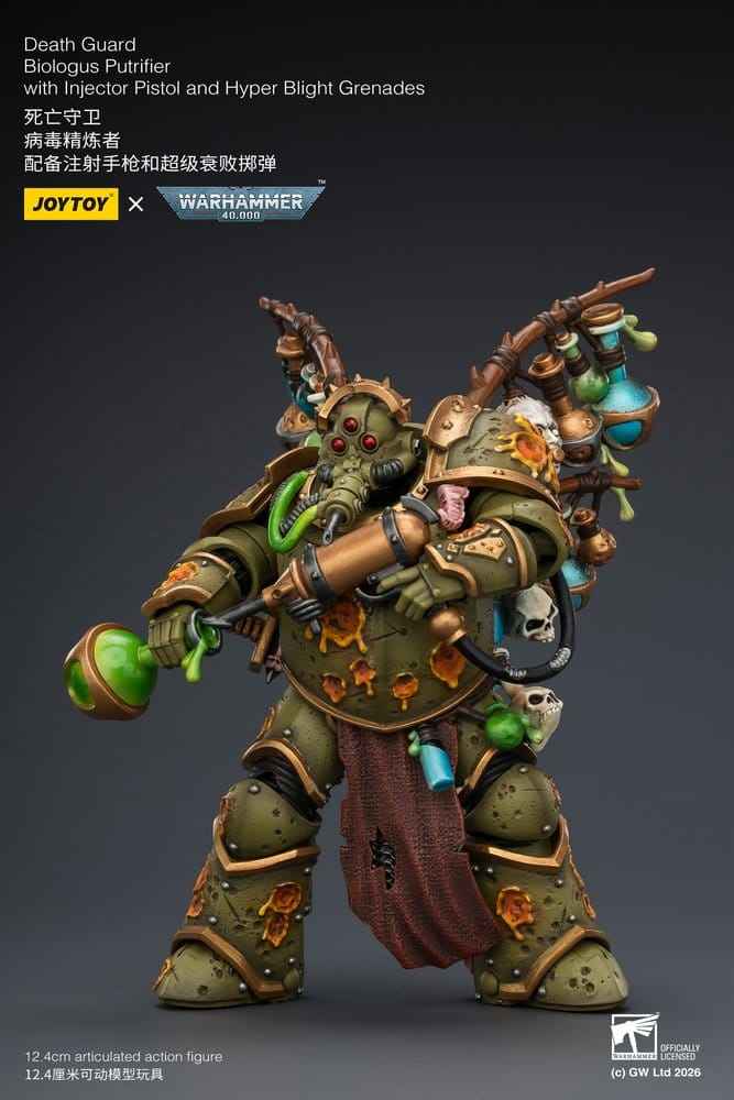 Warhammer 40,000 Actionfigur Death Guard Biologus Putrifier 12 cm