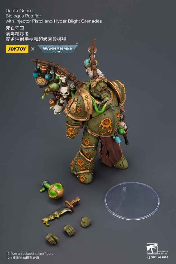 Warhammer 40,000 Actionfigur Death Guard Biologus Putrifier 12 cm