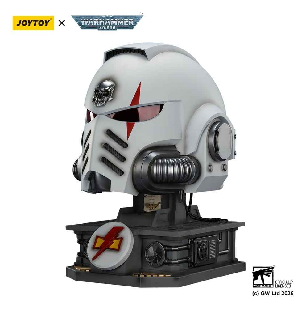 Warhammer 40,000 Hjälm med Displayställ White Scars MkX 44 cm