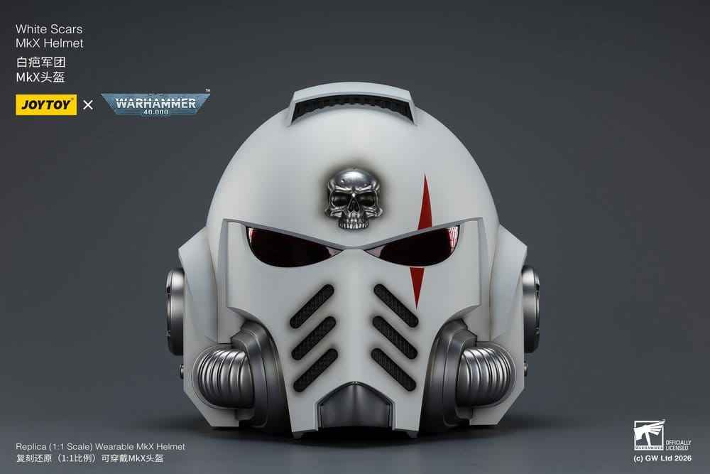 Warhammer 40,000 Hjälm White Scars MkX 30 cm