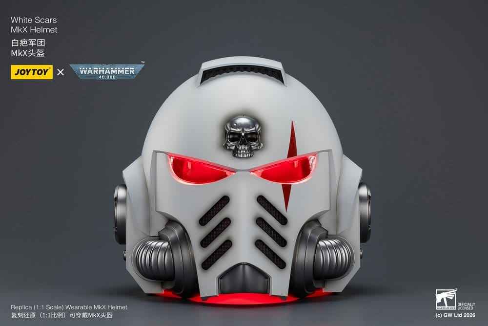 Warhammer 40,000 Hjälm White Scars MkX 30 cm