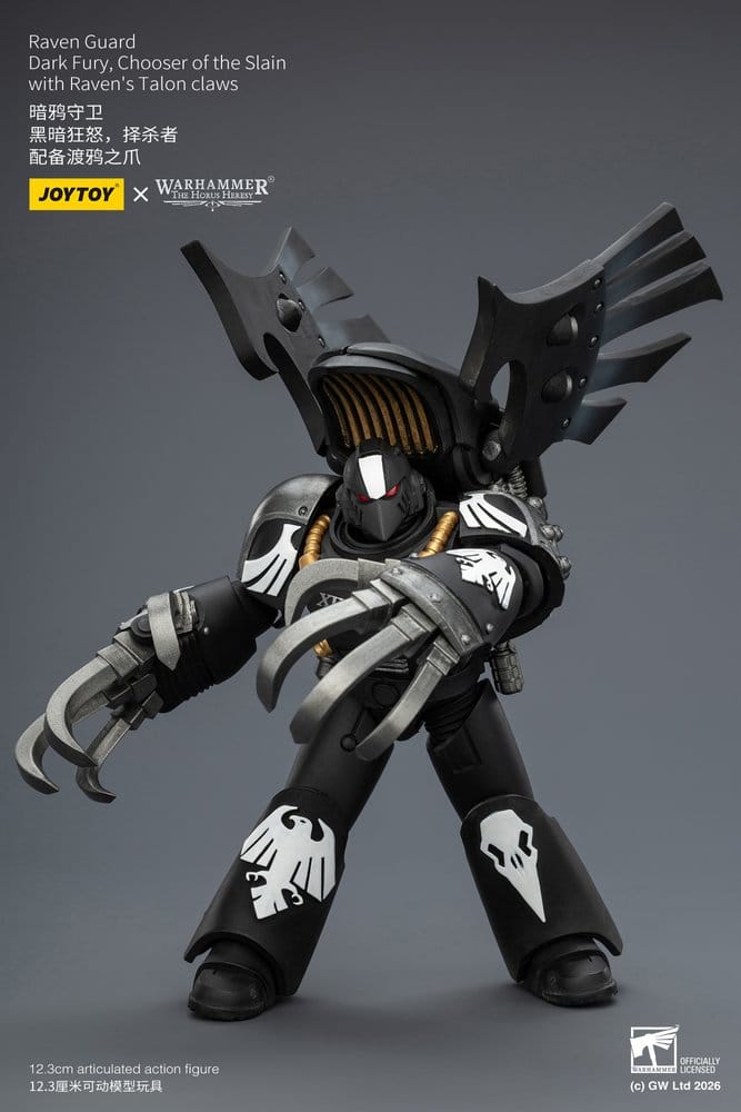 Warhammer 40,000 Actionfigur Raven Guard Dark Fury, Väljaren av de Fallen 12 cm