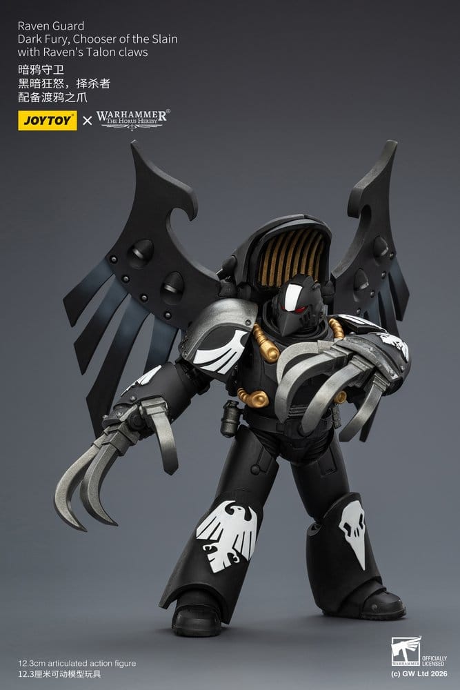 Warhammer 40,000 Actionfigur Raven Guard Dark Fury, Väljaren av de Fallen 12 cm