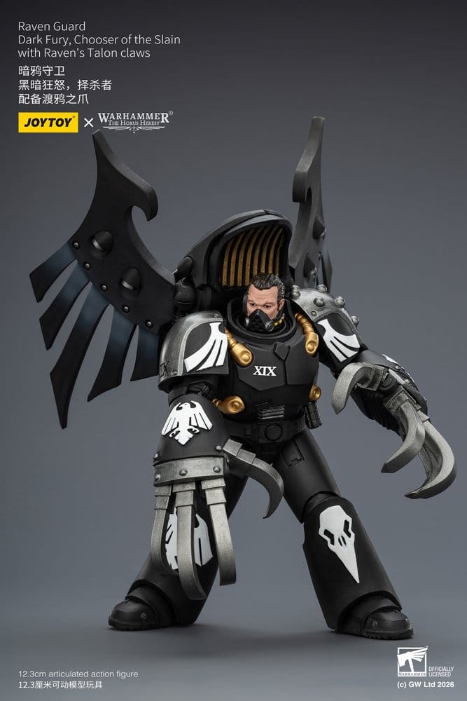 Warhammer 40,000 Actionfigur Raven Guard Dark Fury, Väljaren av de Fallen 12 cm