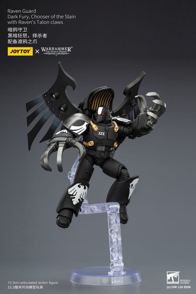 Warhammer 40,000 Actionfigur Raven Guard Dark Fury, Väljaren av de Fallen 12 cm