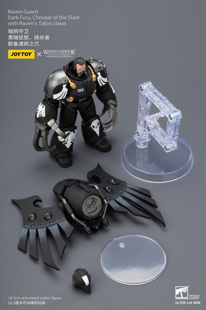 Warhammer 40,000 Actionfigur Raven Guard Dark Fury, Väljaren av de Fallen 12 cm