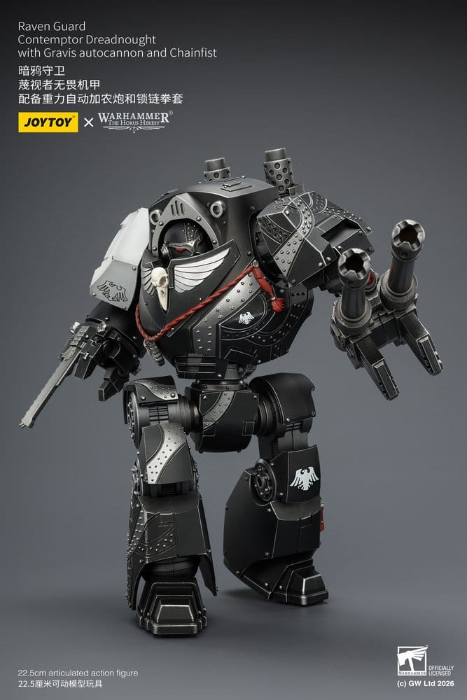Warhammer 40,000 Actionfigur Raven Guard Contemptor Dreadnought 23 cm