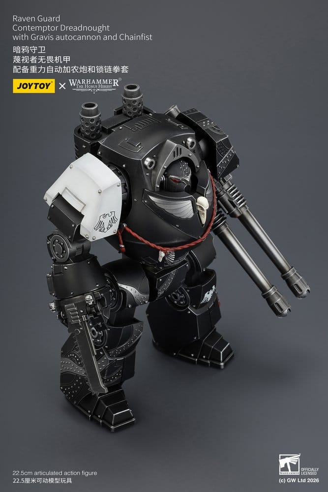 Warhammer 40,000 Actionfigur Raven Guard Contemptor Dreadnought 23 cm