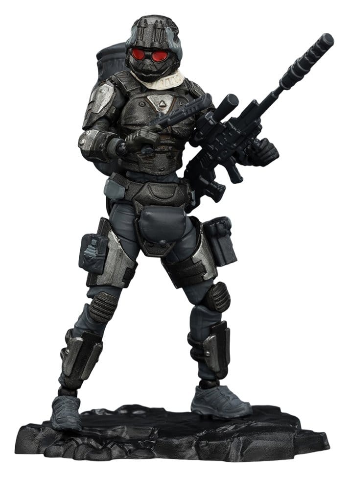 Dark Source Steel Ride Corps Actionfigur Sniper Cinder 8 cm