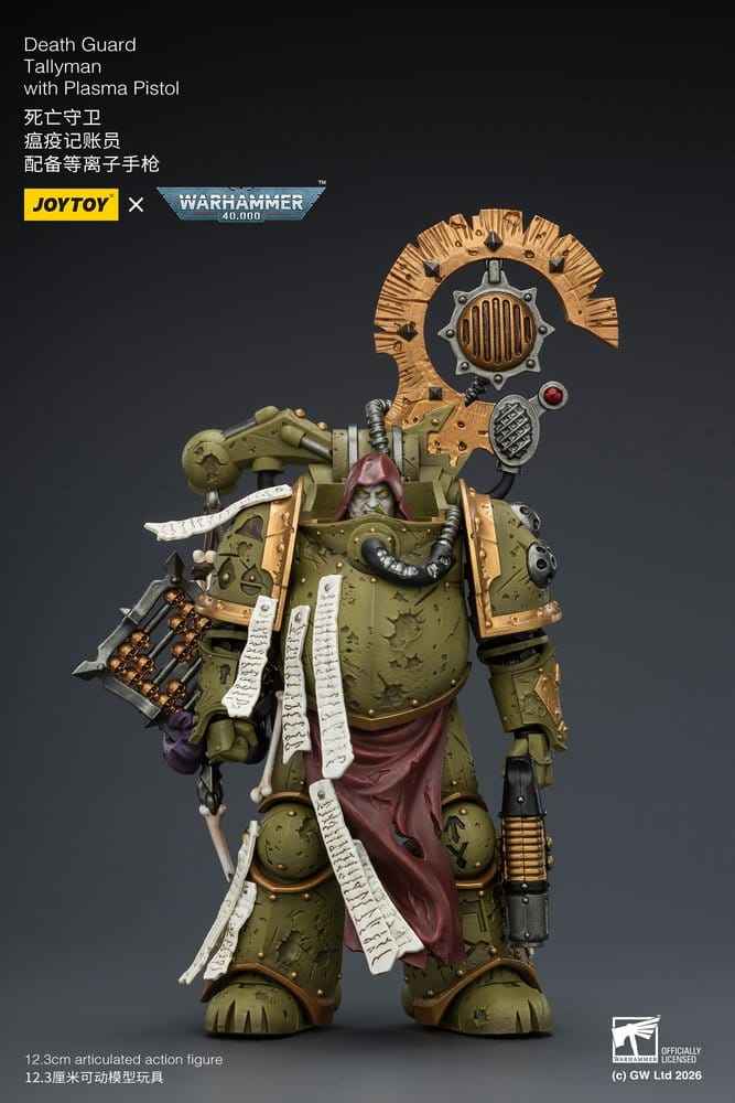 Warhammer 40,000 Actionfigur Death Guard Tallyman 12 cm