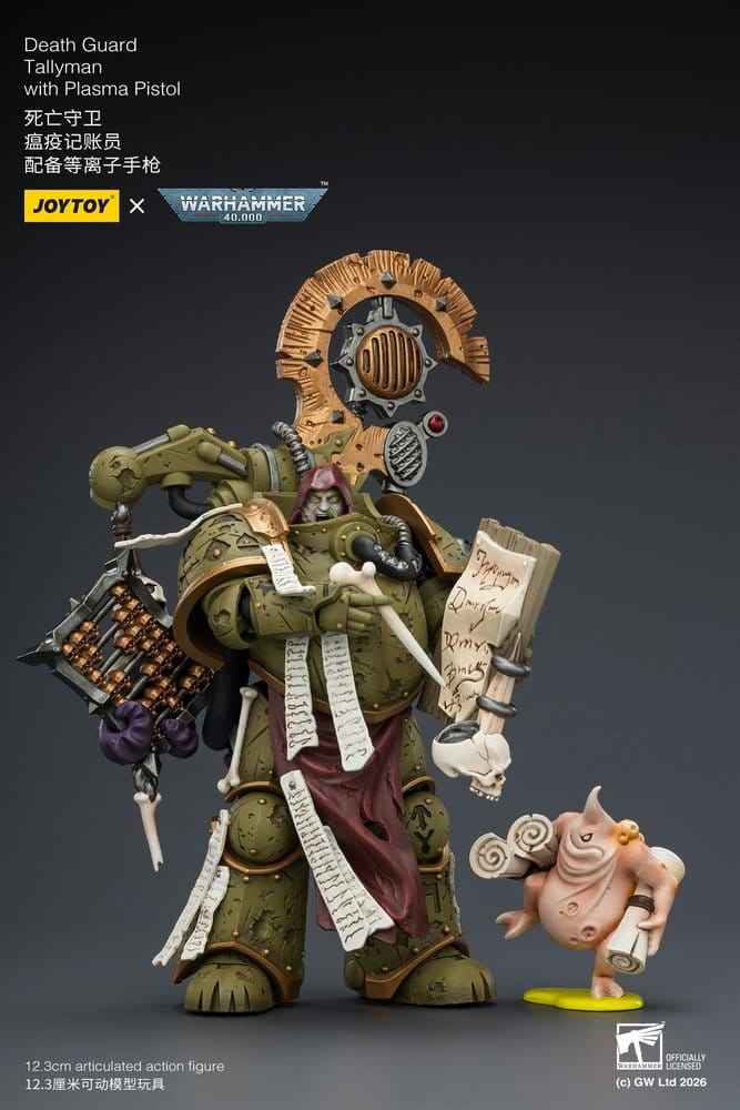 Warhammer 40,000 Actionfigur Death Guard Tallyman 12 cm