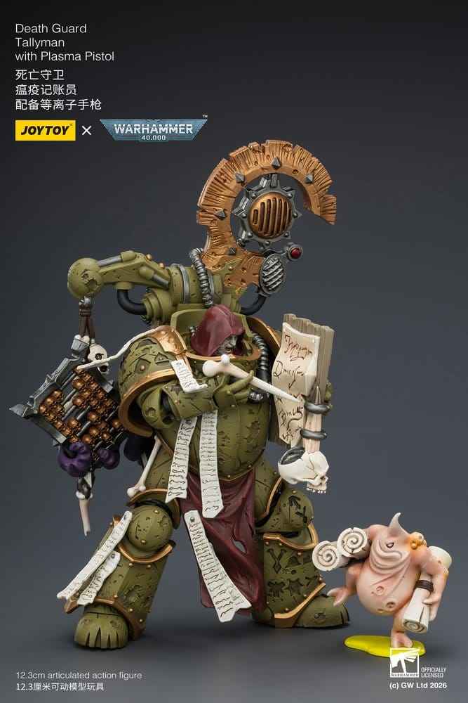 Warhammer 40,000 Actionfigur Death Guard Tallyman 12 cm