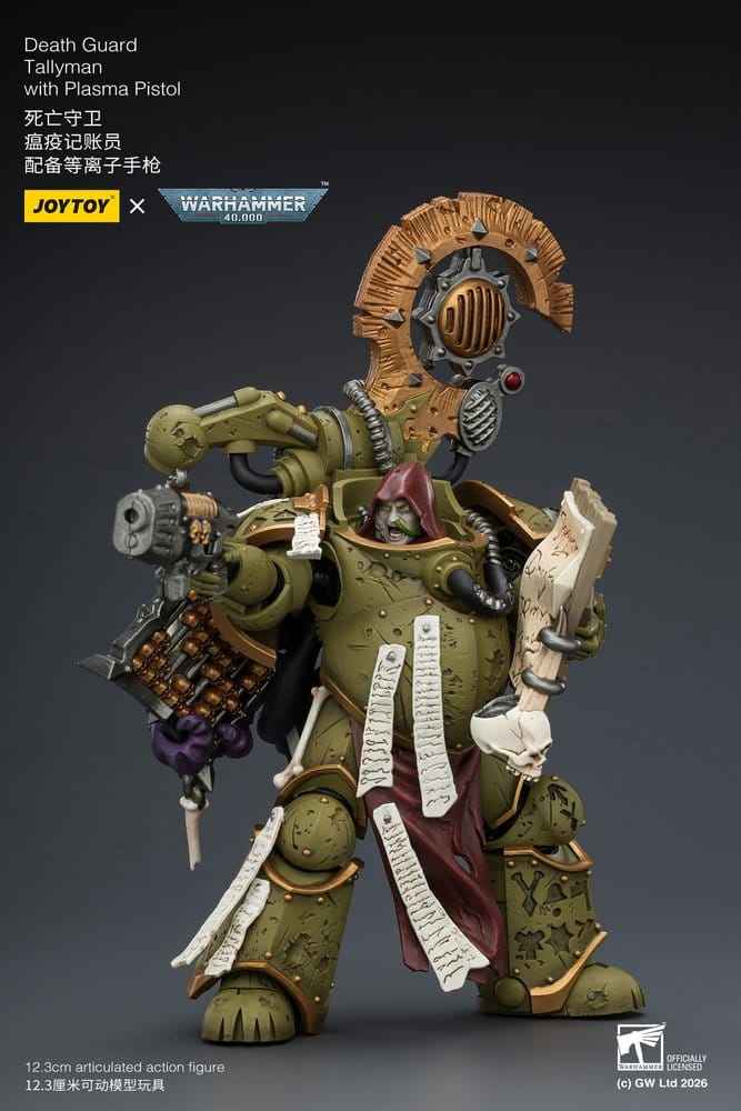 Warhammer 40,000 Actionfigur Death Guard Tallyman 12 cm