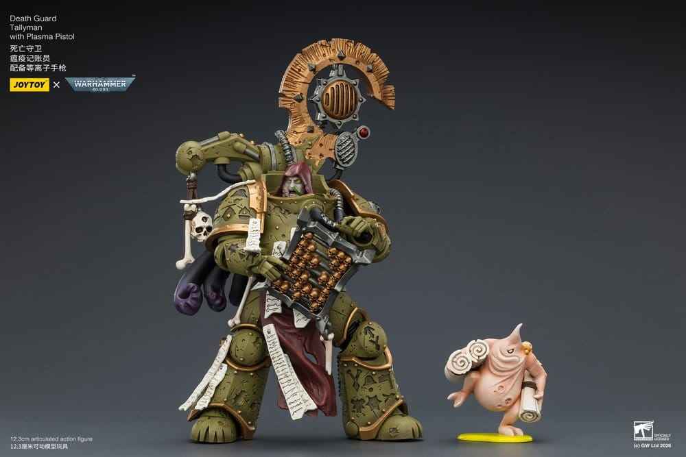 Warhammer 40,000 Actionfigur Death Guard Tallyman 12 cm