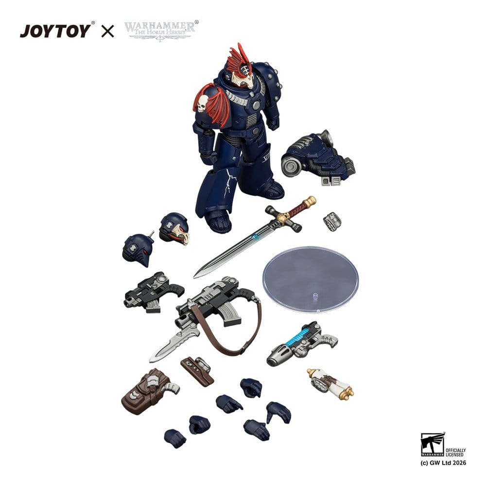 Warhammer The Horus Heresy Actionfigur Nattens Herres Taktiska Legionär MKVI, 12 cm