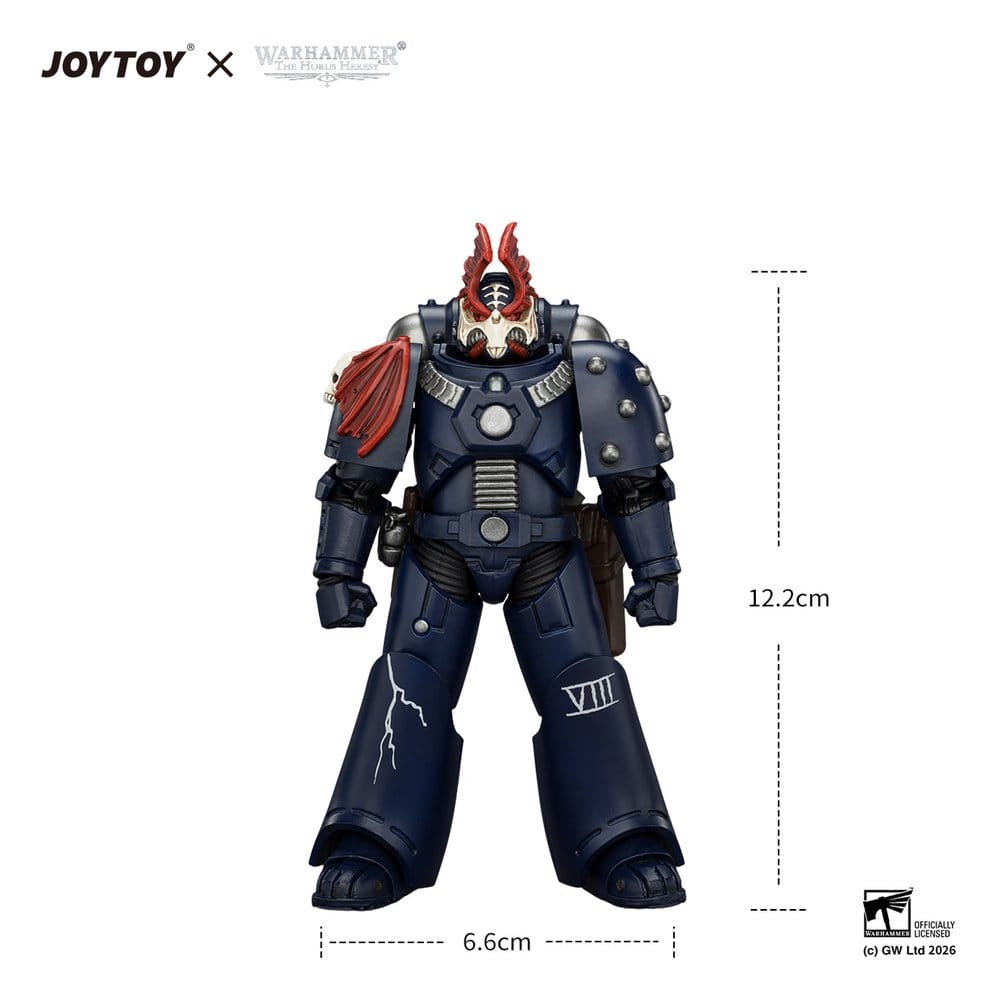 Warhammer The Horus Heresy Actionfigur Nattens Herres Taktiska Legionär MKVI, 12 cm