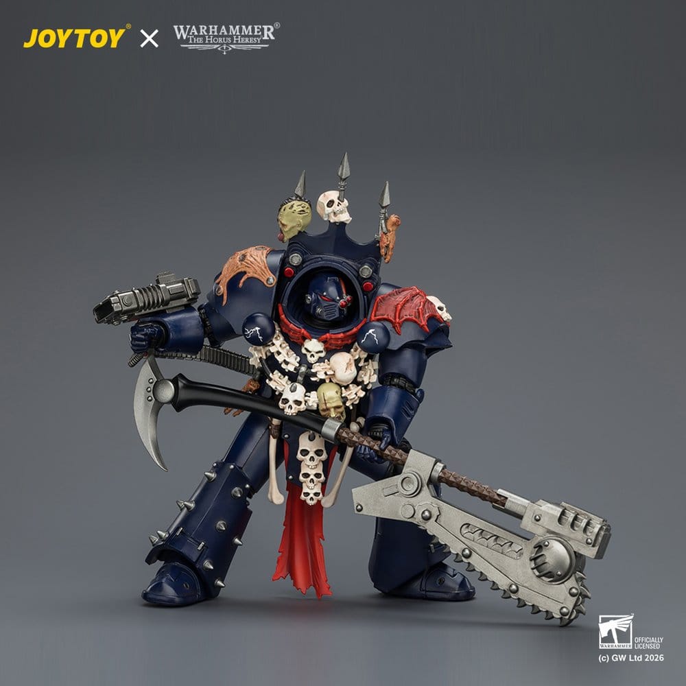 Warhammer The Horus Heresy Actionfigur Night Lords Legion Pretor i Tartaros Terminatorrustning 14 cm