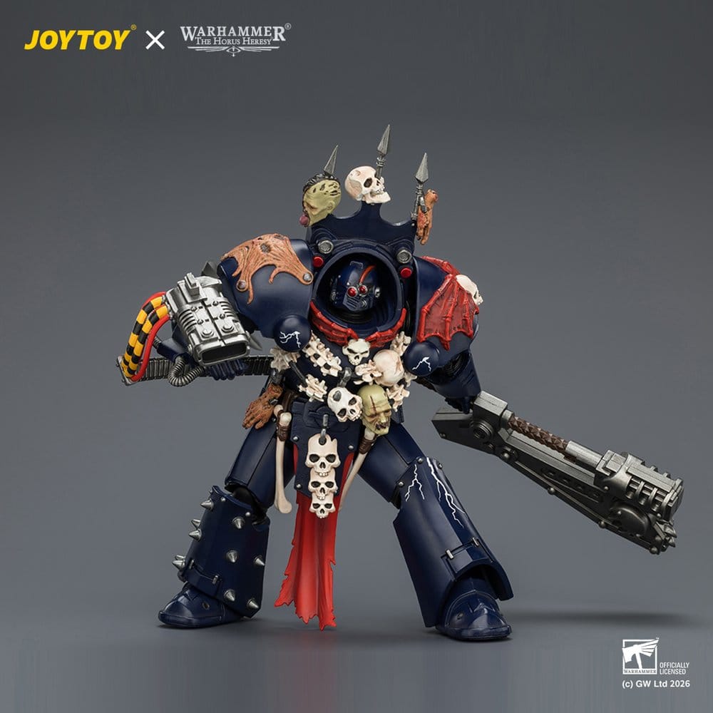 Warhammer The Horus Heresy Actionfigur Night Lords Legion Pretor i Tartaros Terminatorrustning 14 cm
