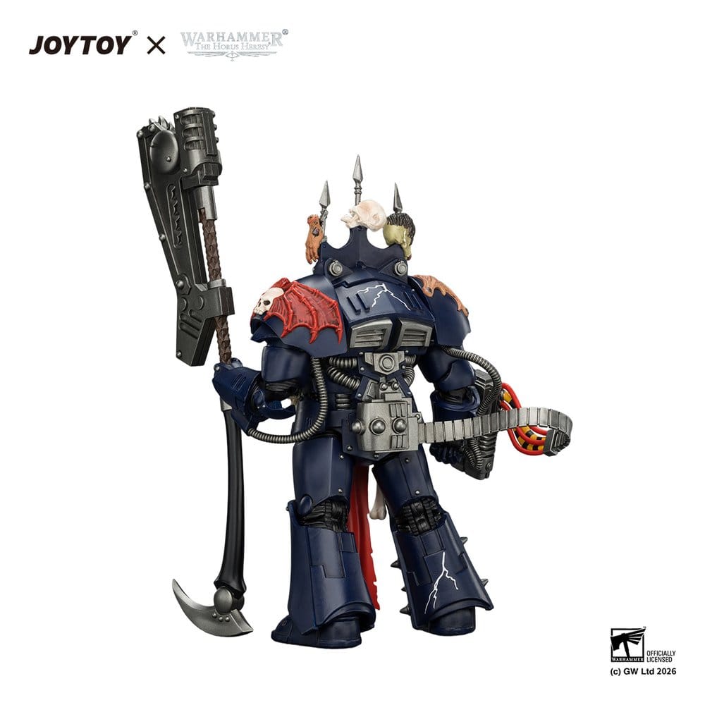 Warhammer The Horus Heresy Actionfigur Night Lords Legion Pretor i Tartaros Terminatorrustning 14 cm