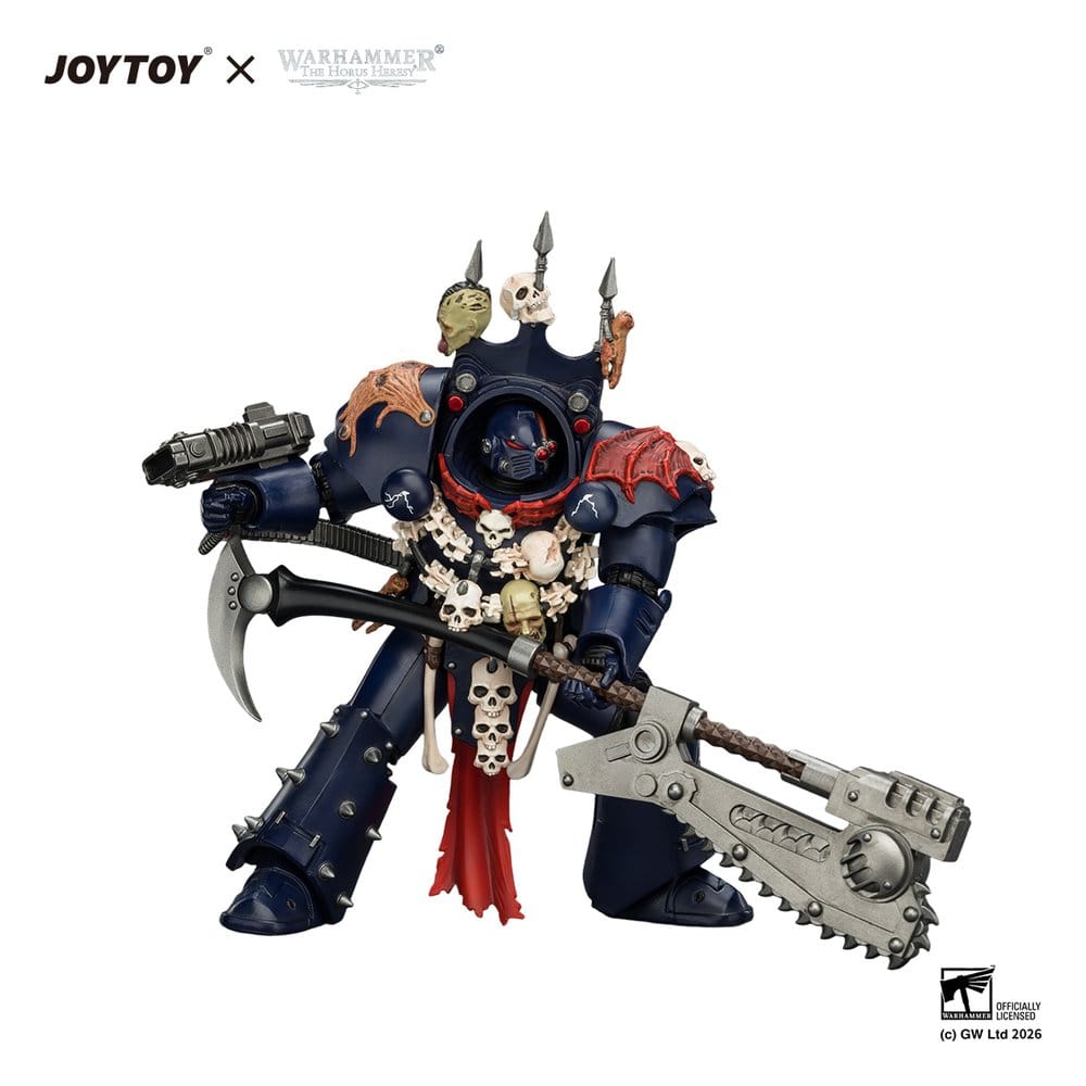 Warhammer The Horus Heresy Actionfigur Night Lords Legion Pretor i Tartaros Terminatorrustning 14 cm