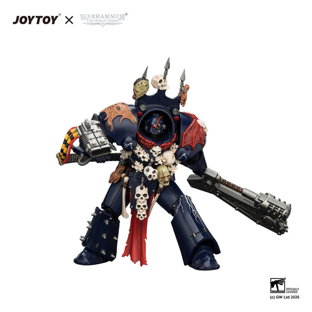 Warhammer The Horus Heresy Actionfigur Night Lords Legion Pretor i Tartaros Terminatorrustning 14 cm