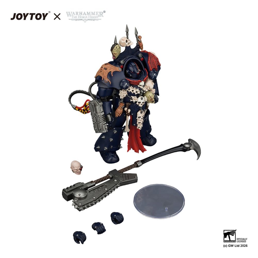 Warhammer The Horus Heresy Actionfigur Night Lords Legion Pretor i Tartaros Terminatorrustning 14 cm
