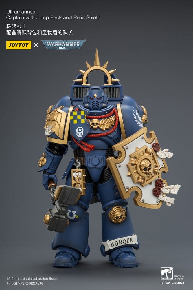 Warhammer Actionfigur Ultramarines Kapten 13 cm