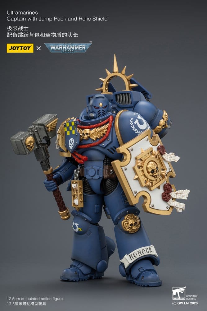 Warhammer Action Figur Ultramarines Captain 13 cm