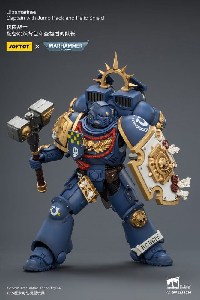 Warhammer Actionfigur Ultramarines Kapten 13 cm