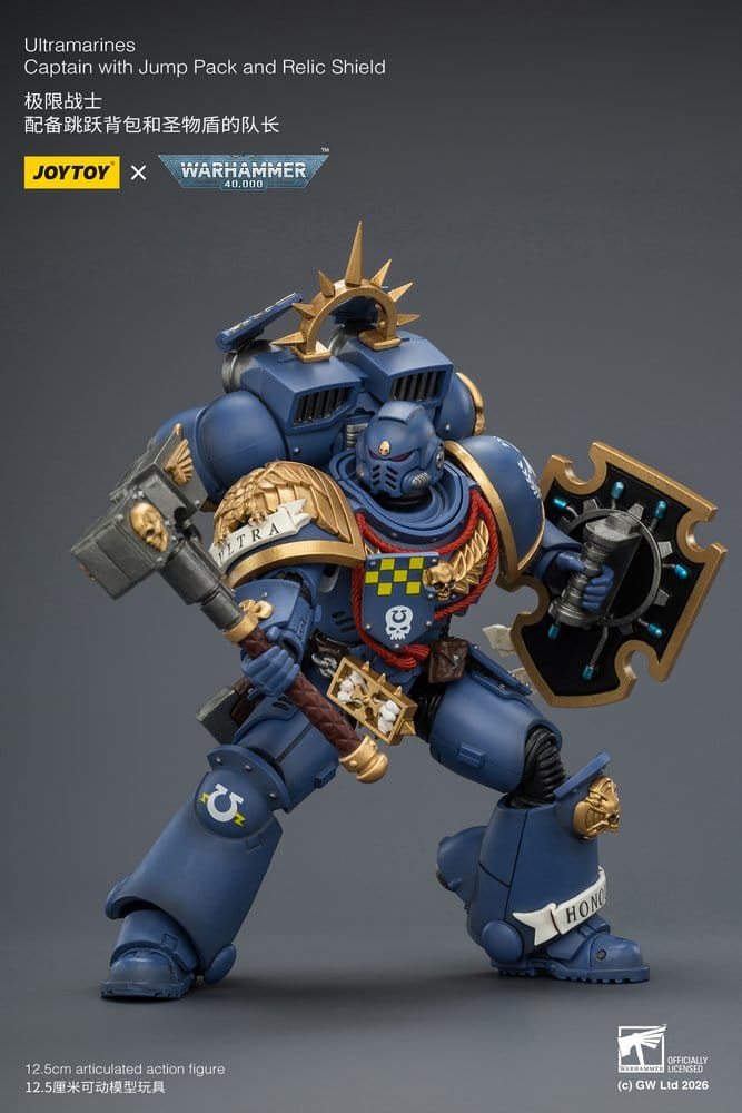 Warhammer Actionfigur Ultramarines Kapten 13 cm