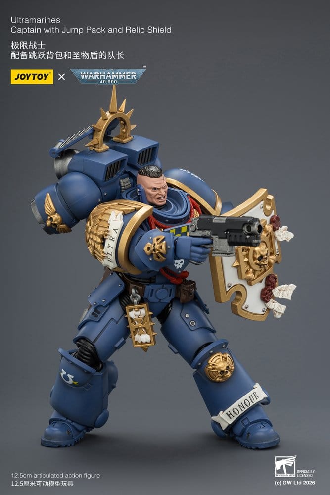 Warhammer Actionfigur Ultramarines Kapten 13 cm