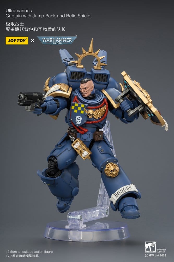Warhammer Actionfigur Ultramarines Kapten 13 cm