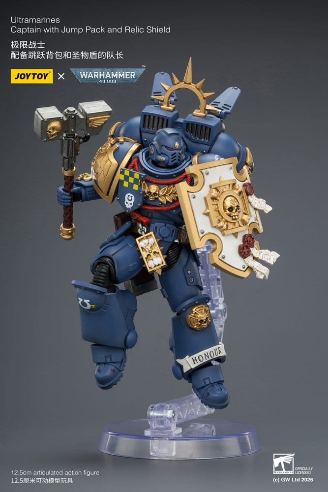 Warhammer Actionfigur Ultramarines Kapten 13 cm