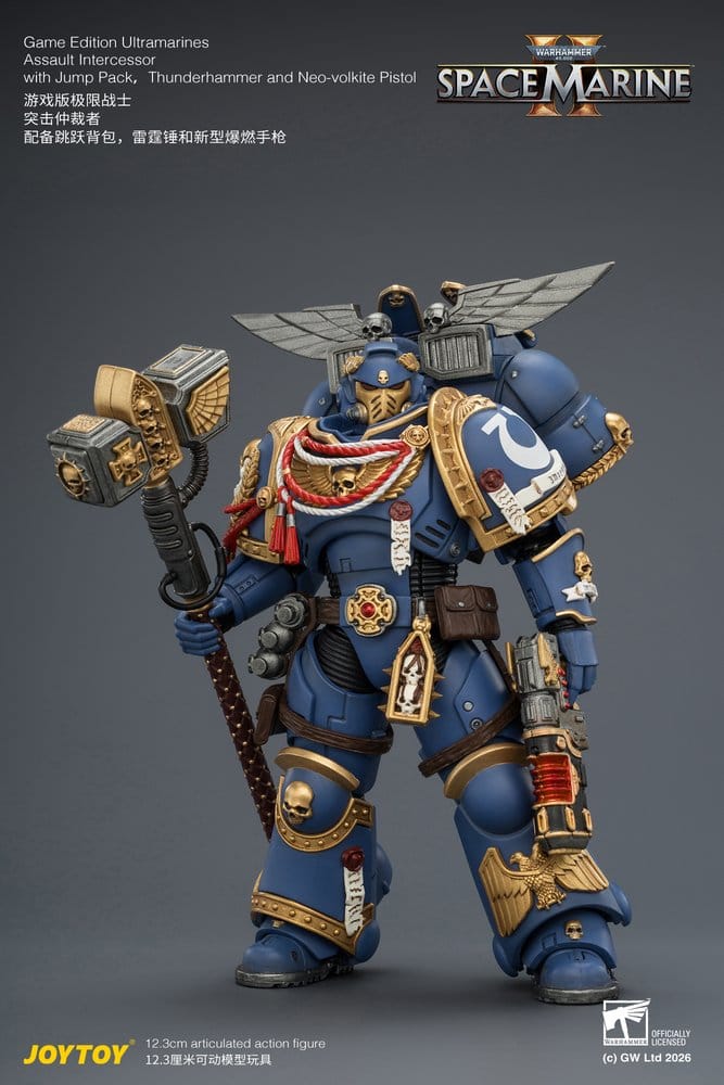 Warhammer Action Figur Game Edition Ultramarines Assault Intercessor 12 cm