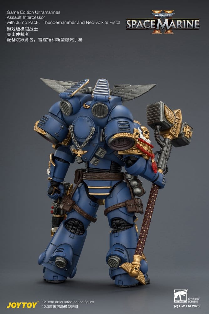 Warhammer Actionfigur Spelledition Ultramarines Assault Intercessor 12 cm
