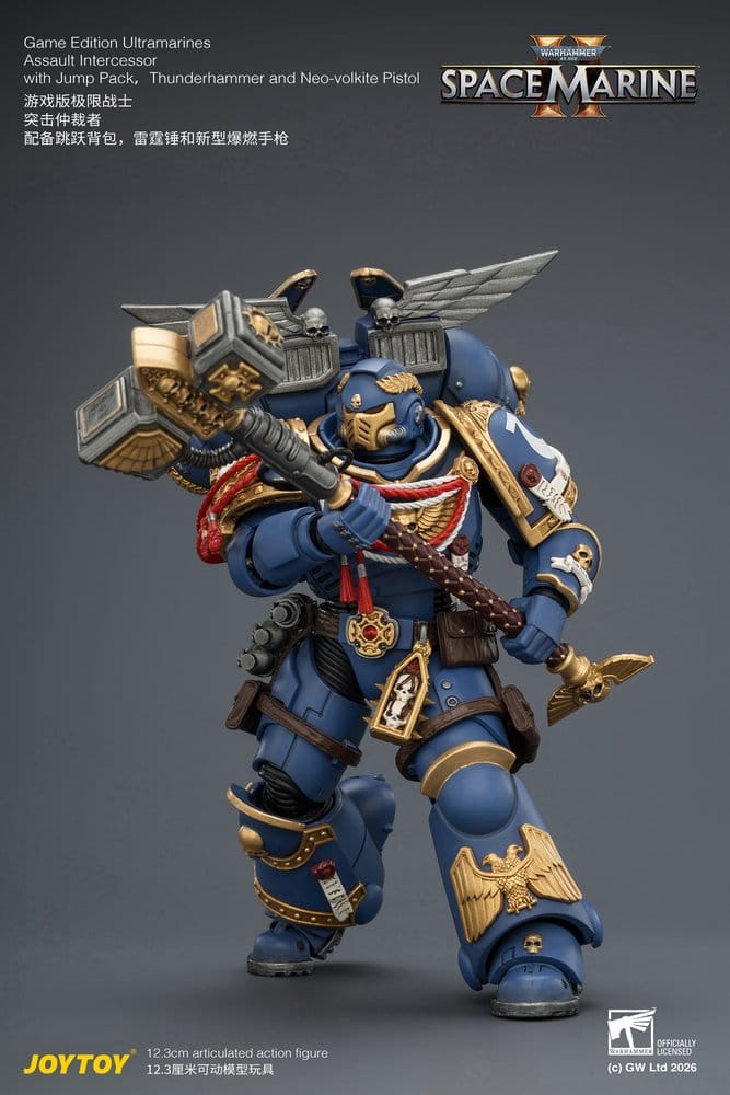 Warhammer Actionfigur Spelledition Ultramarines Assault Intercessor 12 cm