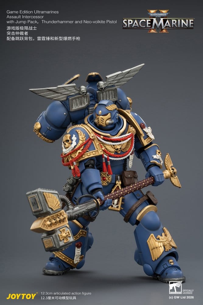 Warhammer Actionfigur Spelledition Ultramarines Assault Intercessor 12 cm