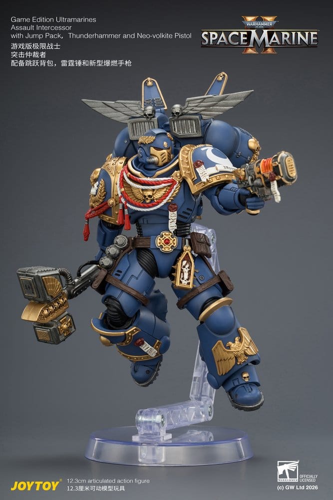 Warhammer Actionfigur Spelledition Ultramarines Assault Intercessor 12 cm