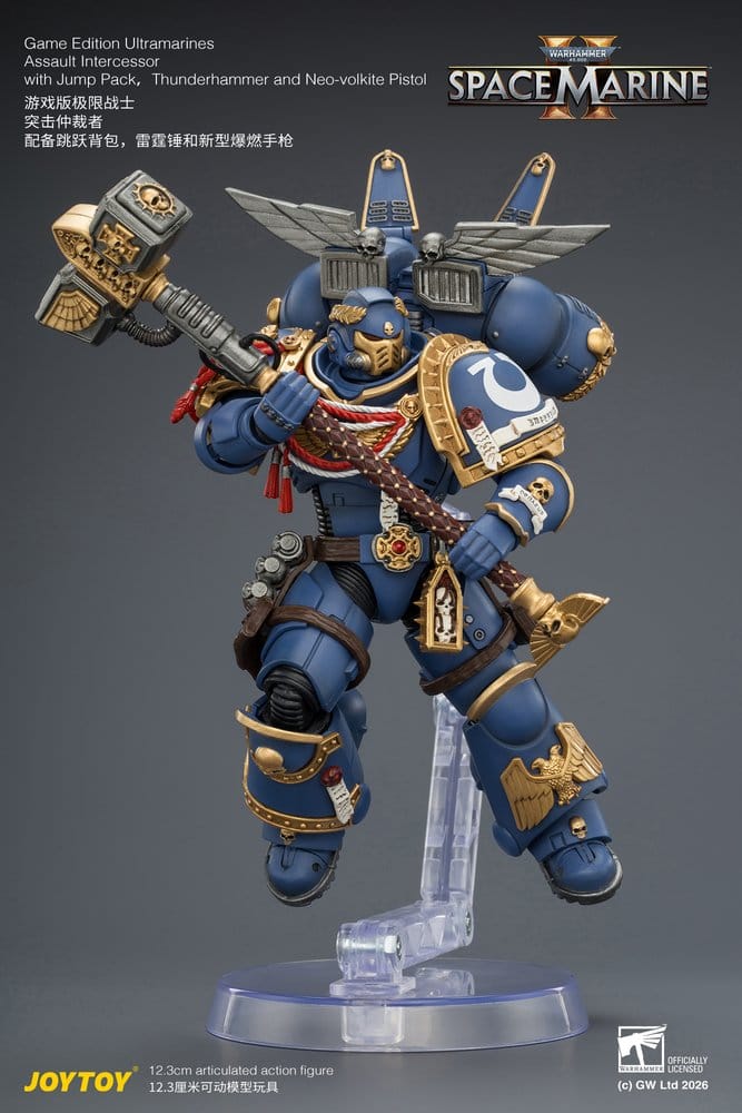 Warhammer Actionfigur Spelledition Ultramarines Assault Intercessor 12 cm
