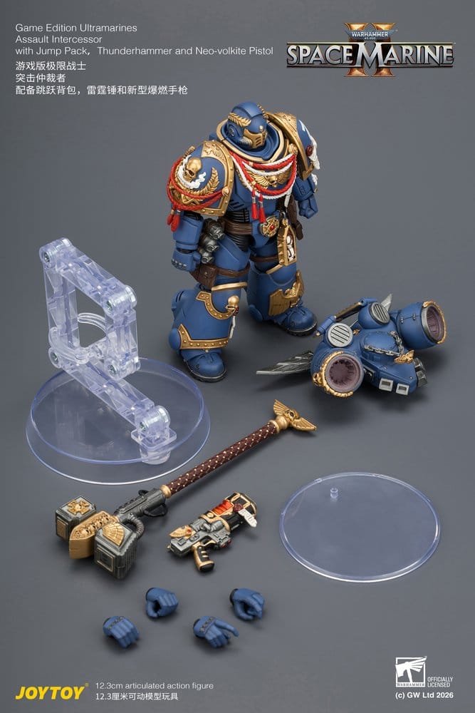 Warhammer Actionfigur Spelledition Ultramarines Assault Intercessor 12 cm