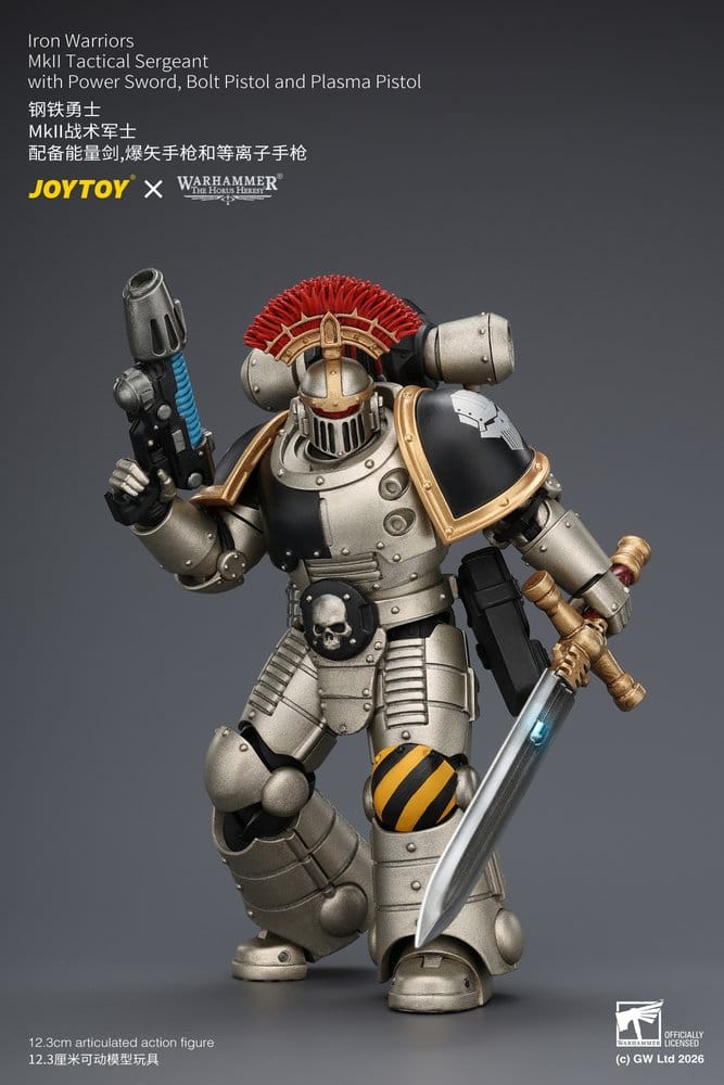 Warhammer The Horus Heresy Actionfigur Iron Warriors MkII Taktisk Sergent 12 cm