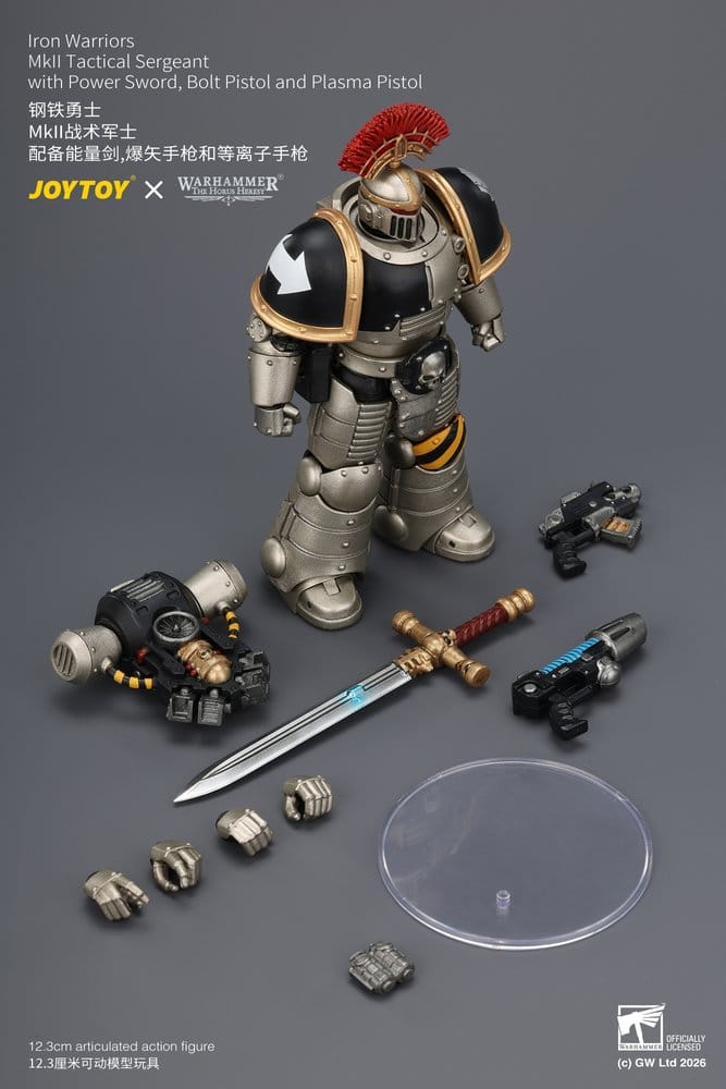 Warhammer The Horus Heresy Actionfigur Iron Warriors MkII Taktisk Sergent 12 cm