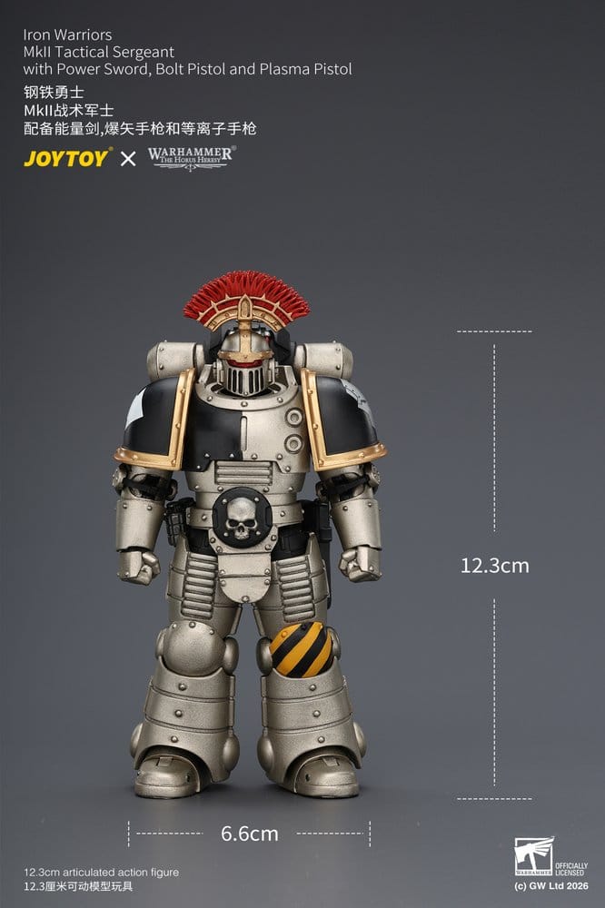 Warhammer The Horus Heresy Actionfigur Iron Warriors MkII Taktisk Sergent 12 cm