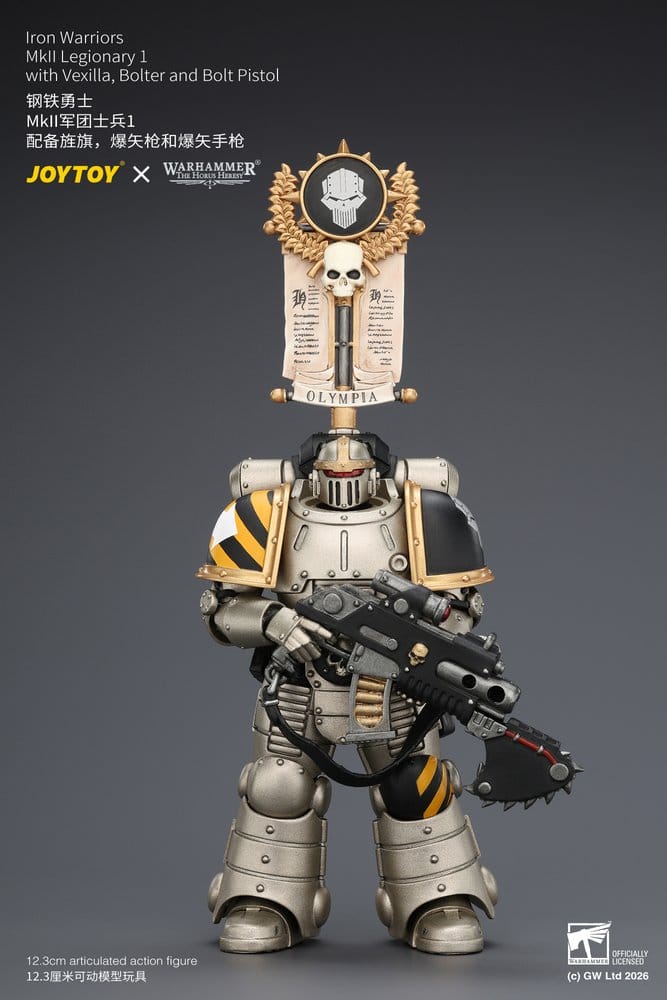 Warhammer The Horus Heresy Actionfigur Iron Warriors MkII Legionär 12,3 cm