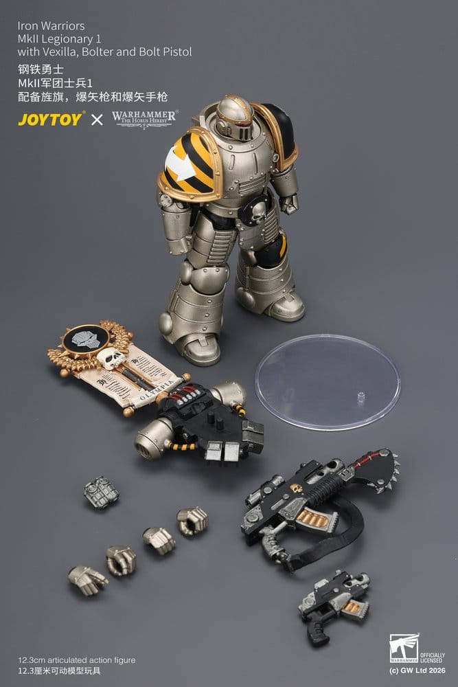 Warhammer The Horus Heresy Actionfigur Iron Warriors MkII Legionär 12,3 cm