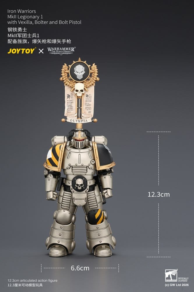 Warhammer The Horus Heresy Actionfigur Iron Warriors MkII Legionär 12,3 cm