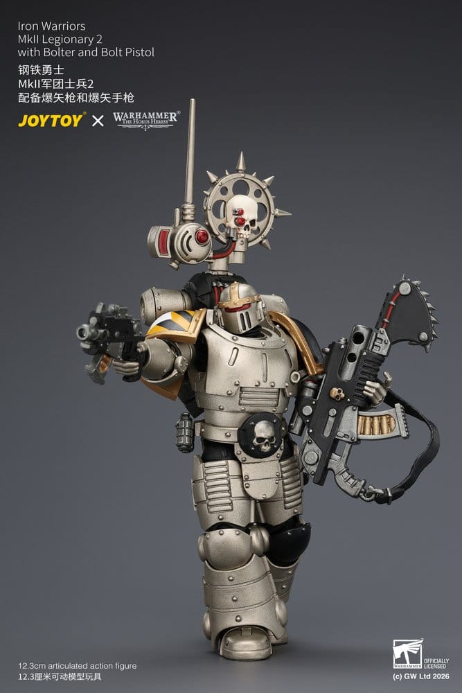 Warhammer The Horus Heresy Actionfigur Iron Warriors MkII Legionär 2 12,3 cm