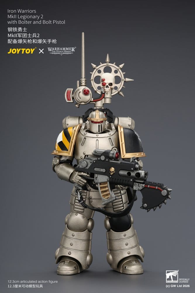 Warhammer The Horus Heresy Actionfigur Iron Warriors MkII Legionär 2 12,3 cm