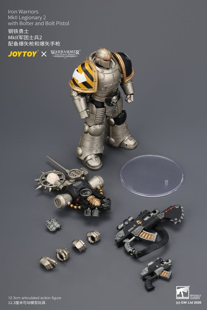 Warhammer The Horus Heresy Actionfigur Iron Warriors MkII Legionär 2 12,3 cm