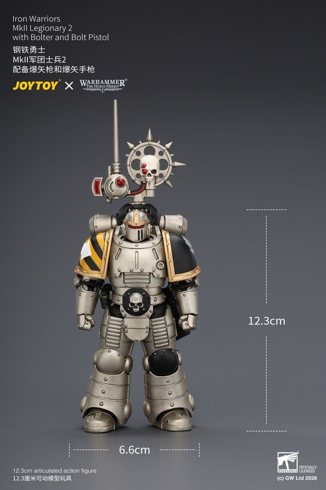 Warhammer The Horus Heresy Actionfigur Iron Warriors MkII Legionär 2 12,3 cm